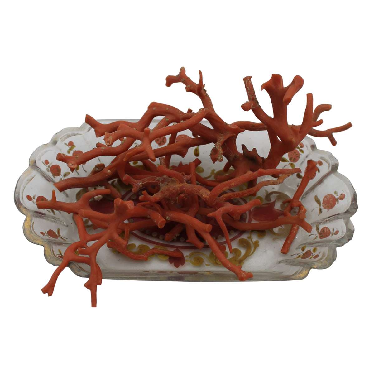 Lotto di rami in corallo - Lot of coral branches
