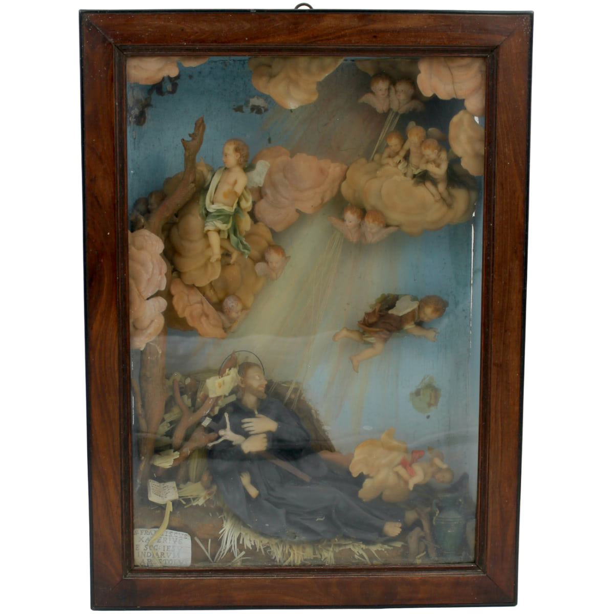 San Francesco Saverio contornato da angeli - Saint Francis Xavier surrounded by angels