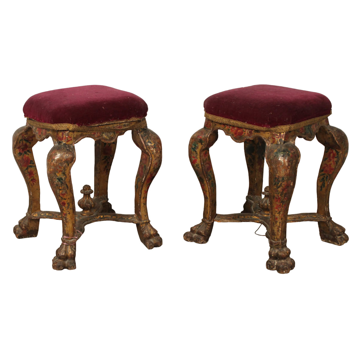 Coppia di eleganti sgabelli - Pair of elegant stools