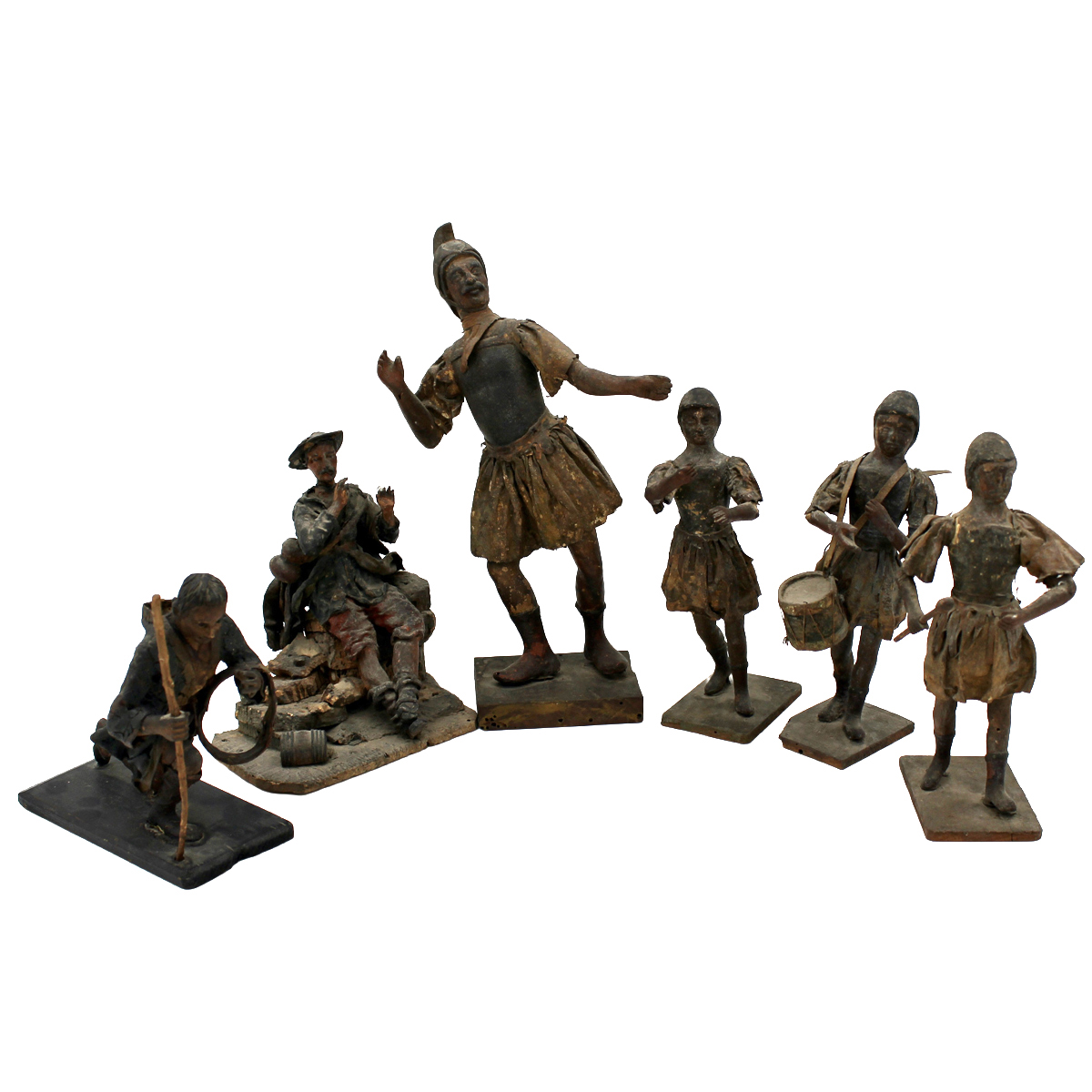 Sei figure da presepe