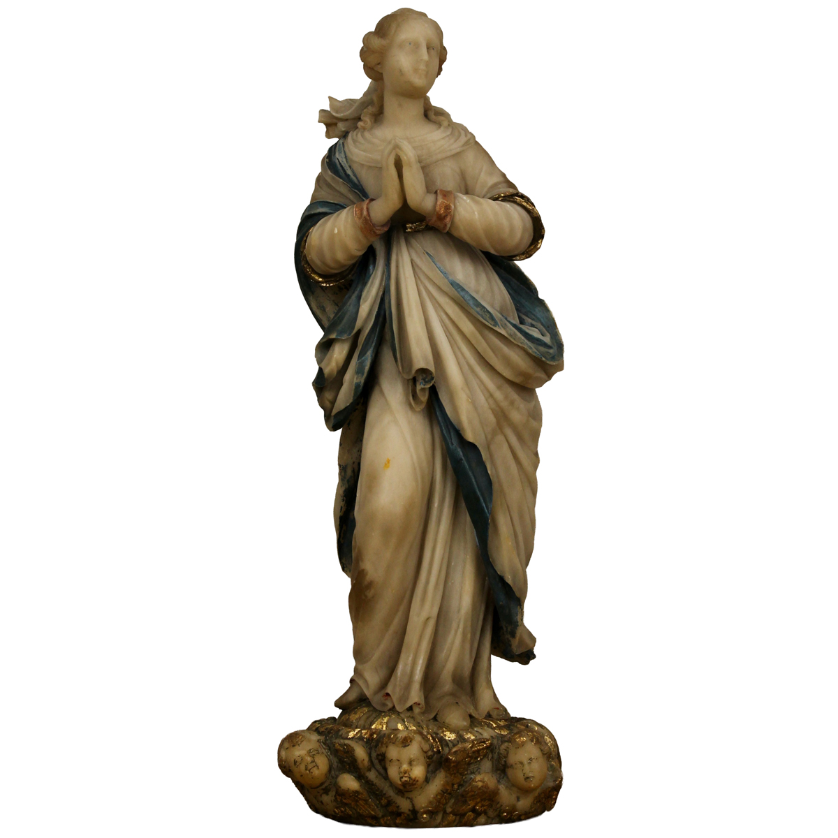 Scultore trapanese della fine del secolo XVII "La Madonna in preghiera"