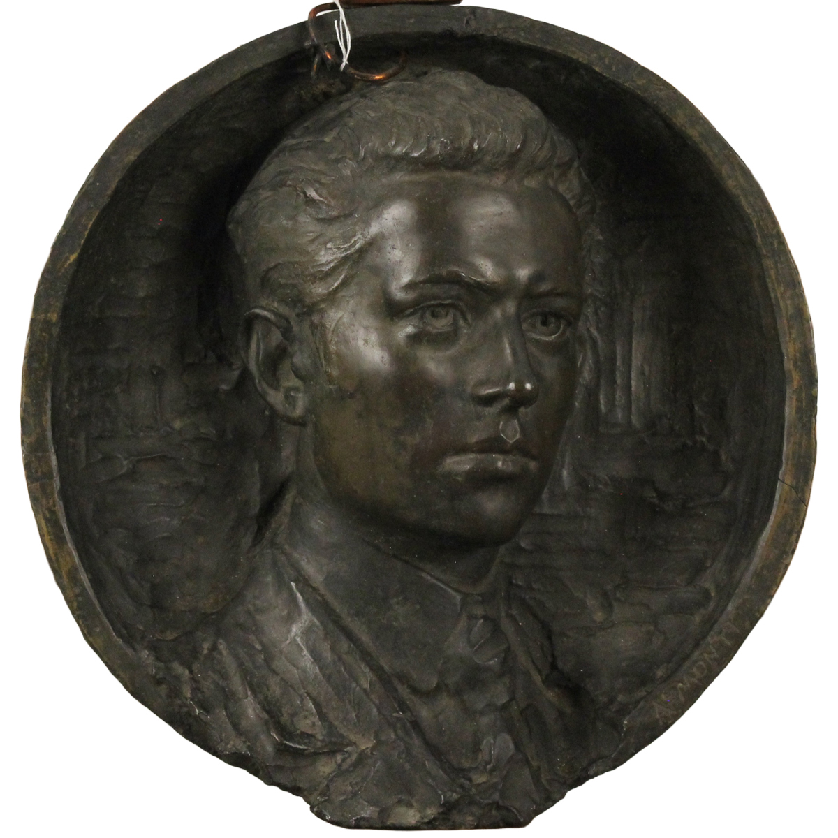 Annibale Monti (1875/1941) "Ritratto di giovane"