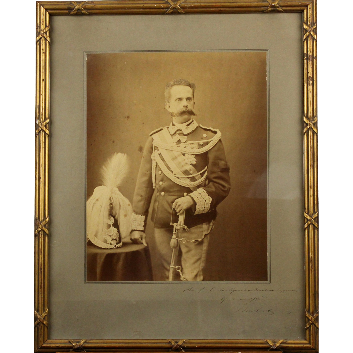 Fotografia autografa di Re Umberto