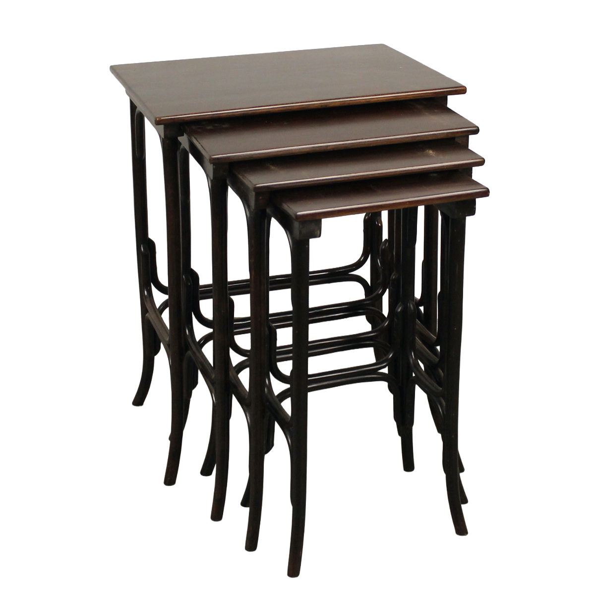 Tavolino a nido a quattro ripiani Thonet