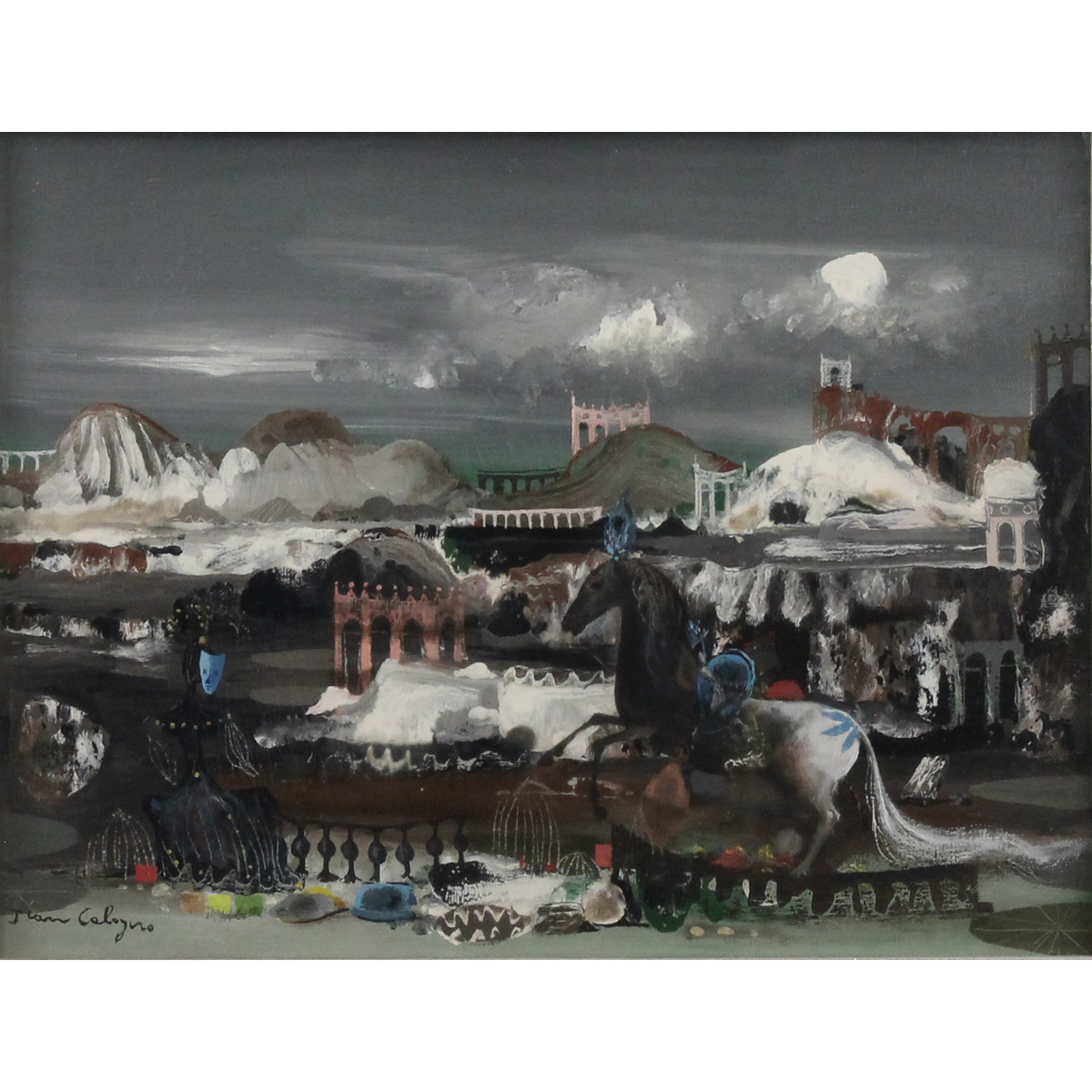 Jean Calogero (1922/2001) "Parco giochi"