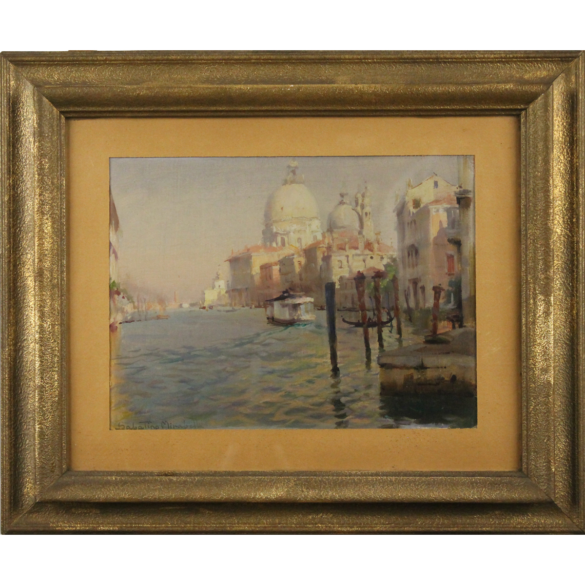 Sabatino Mirabella (1902/1972) "Scorcio di Venezia"