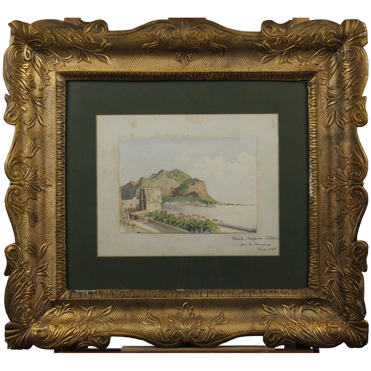 Elisabeth Thomson (1846/1933) "Veduta di Palermo"