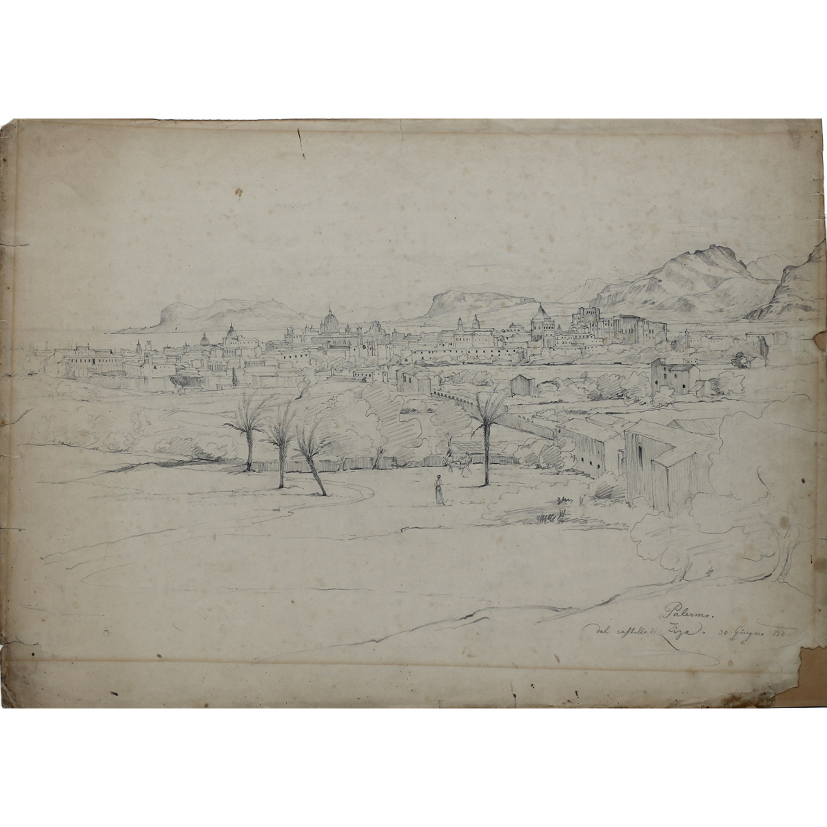 Veduta di Palermo dal castello della Zisa