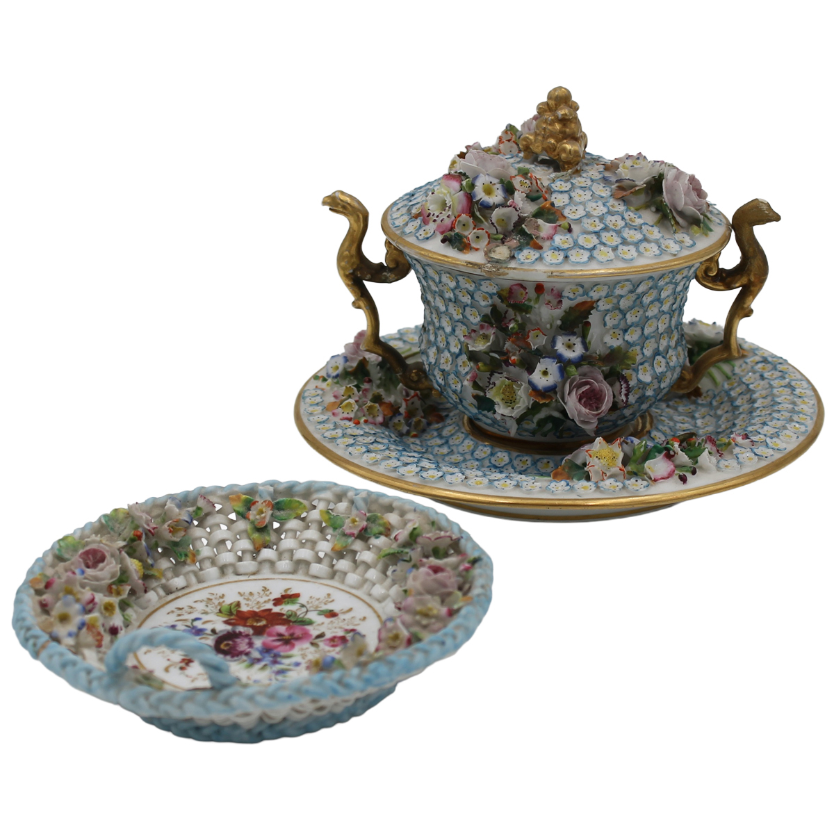 Tazza da puerpera e piattino