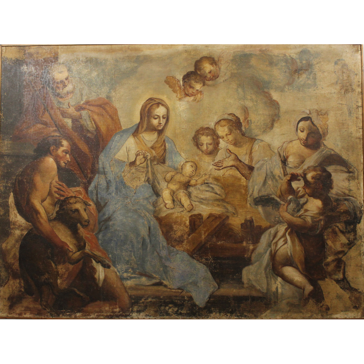 Scuola siciliana delle fine del secolo XVII "Natività"