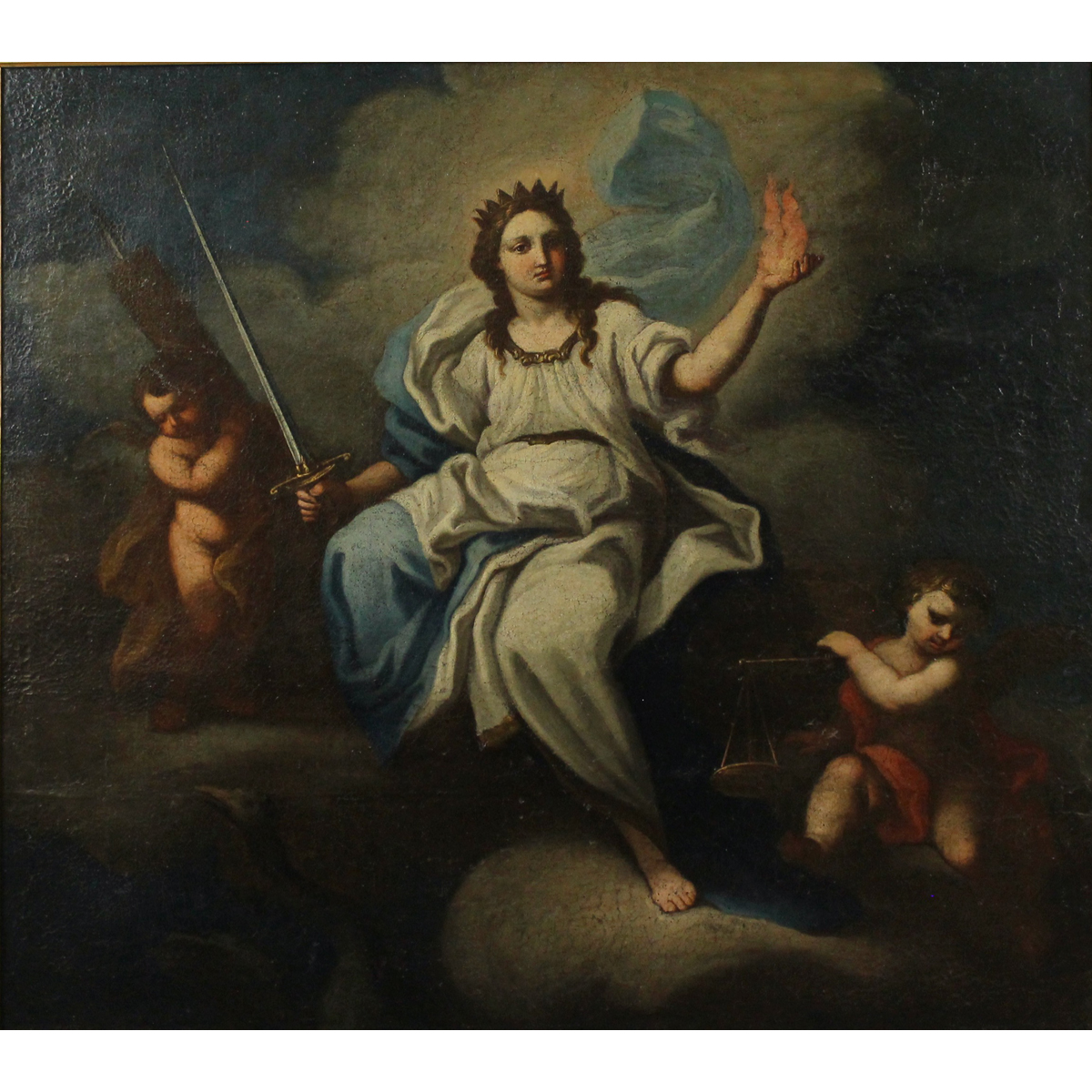 Scuola siciliana del secolo XVIII "La Giustizia"