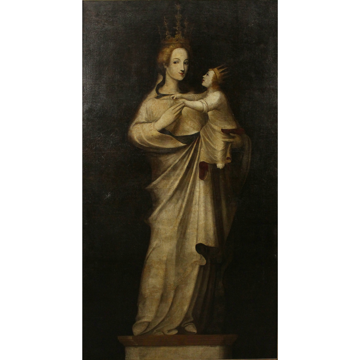 Pittore siciliano degli inizi del secolo XVIII "Madonna di Trapani con il Bambino"