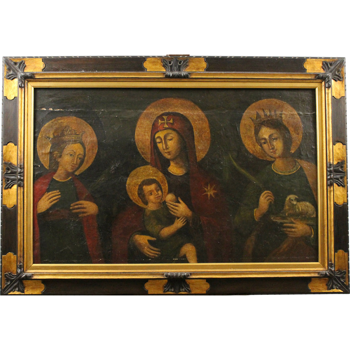 Scuola siciliana della fine del secolo XVI "Scena sacra"