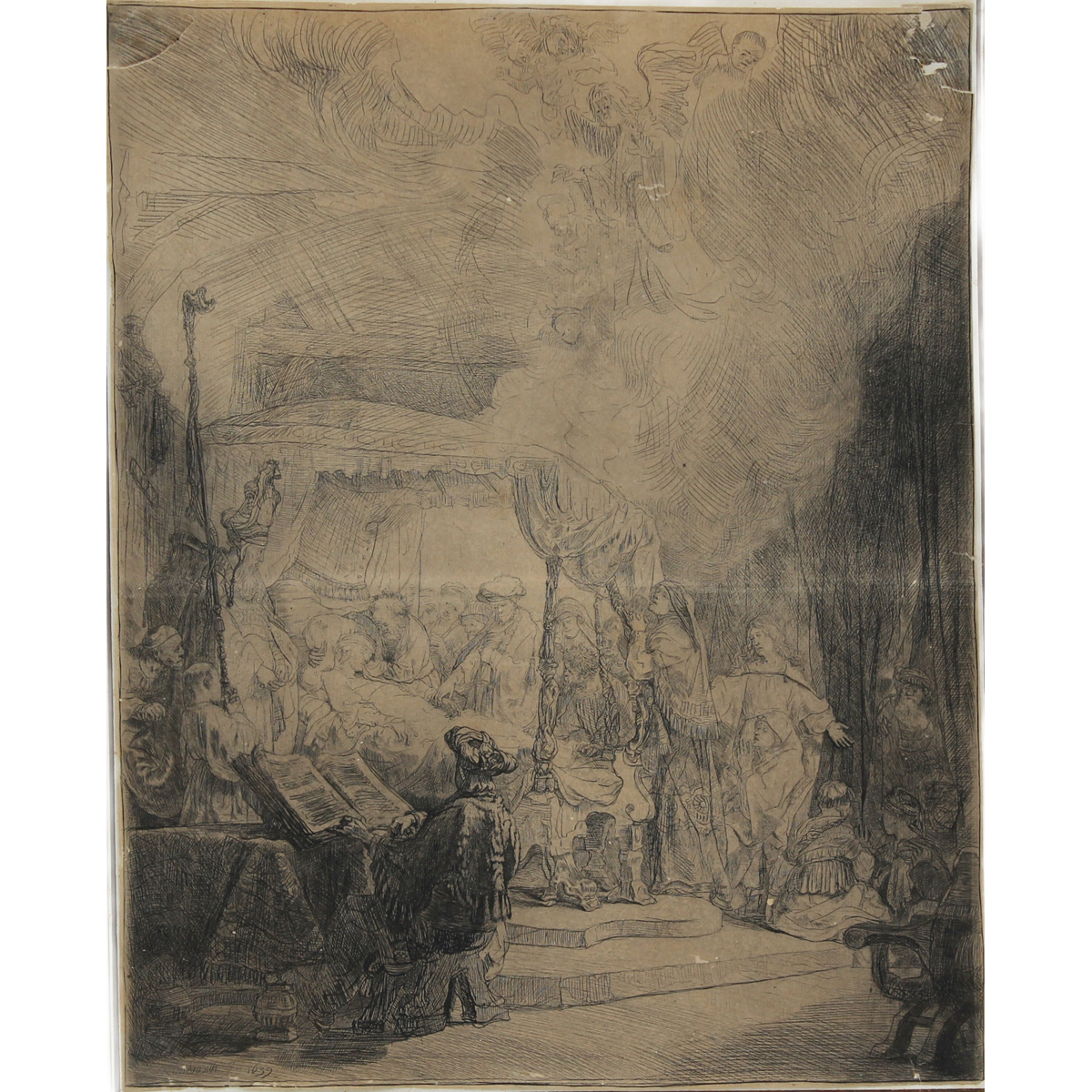 Rembrandt (1606/1669) "La morte della Vergine"