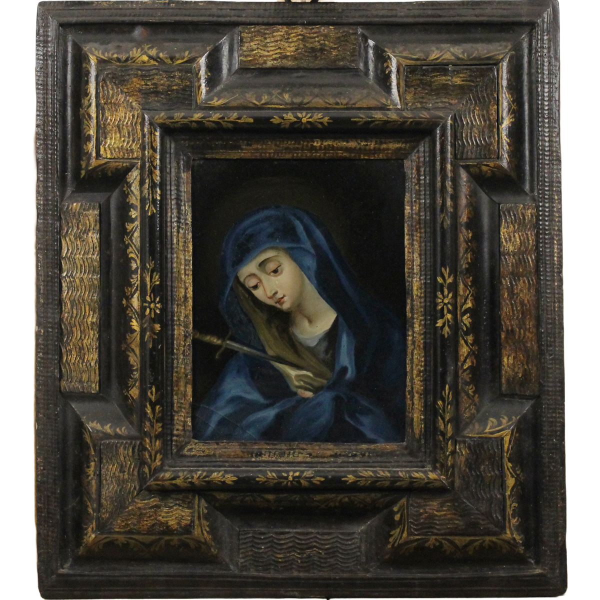 Scuola siciliana del secolo XVIII " La Madonna penitente"