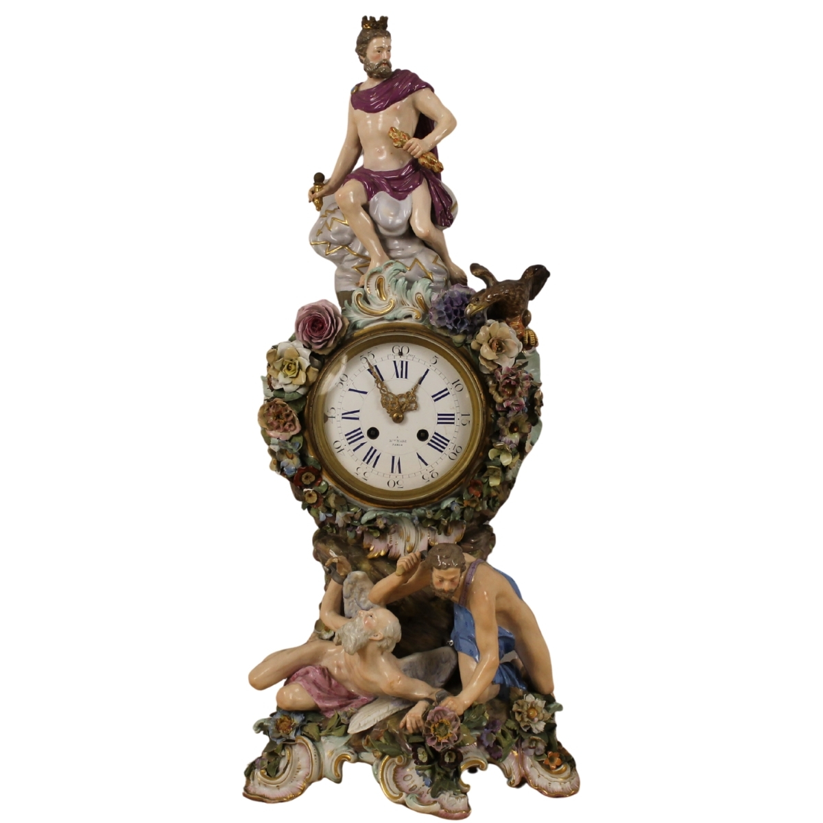 Grande orologio Meissen