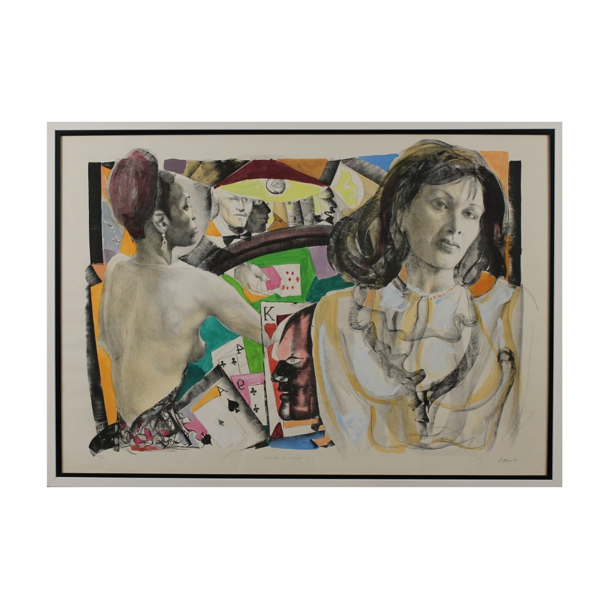 Ugo Attardi (1923/2006) "Vizi"