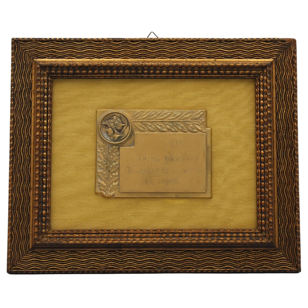 Targa commemorativa della targa Florio "Omaggio alla leggenda"