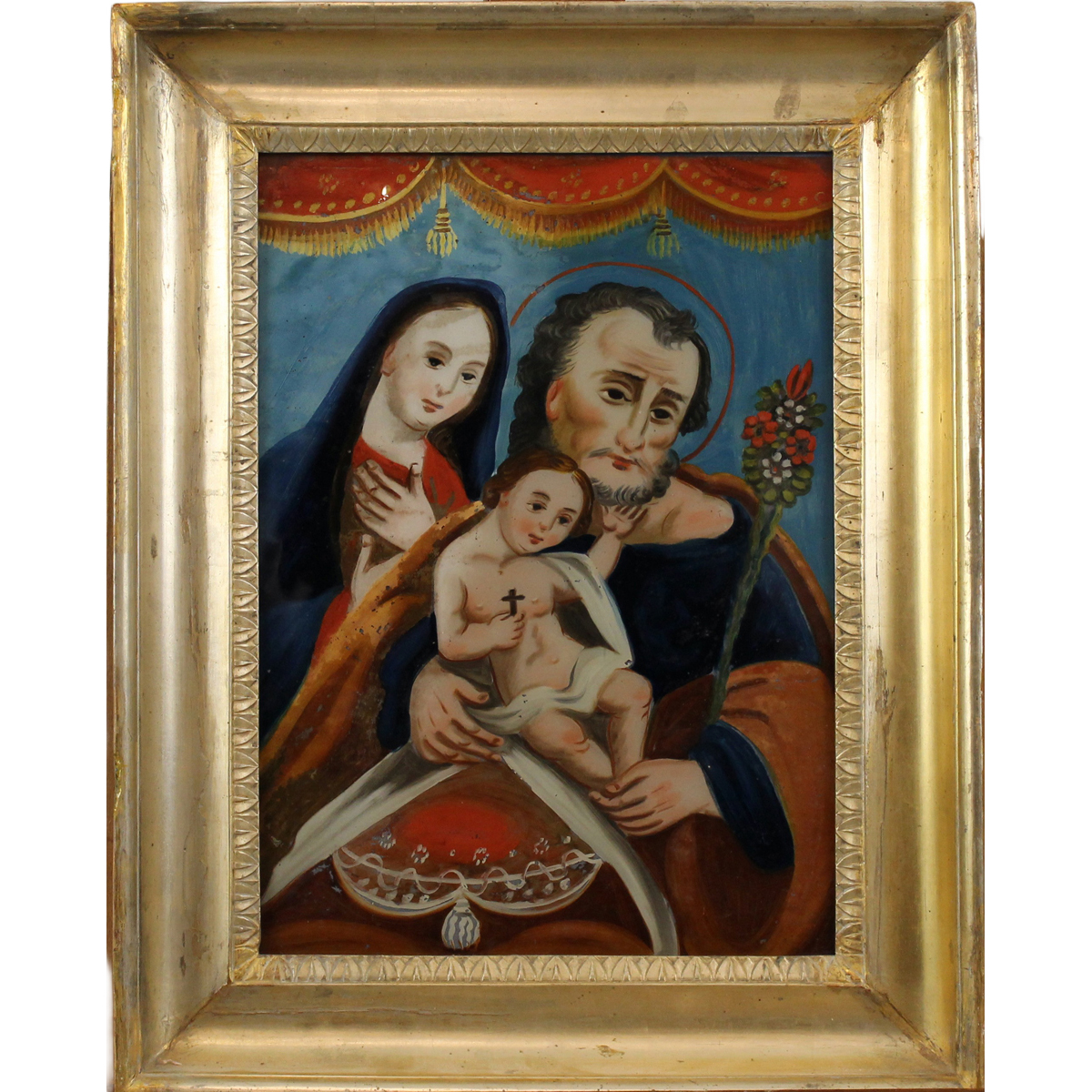 Scuola siciliana degli inizi del secolo XIX "Sacra famiglia"