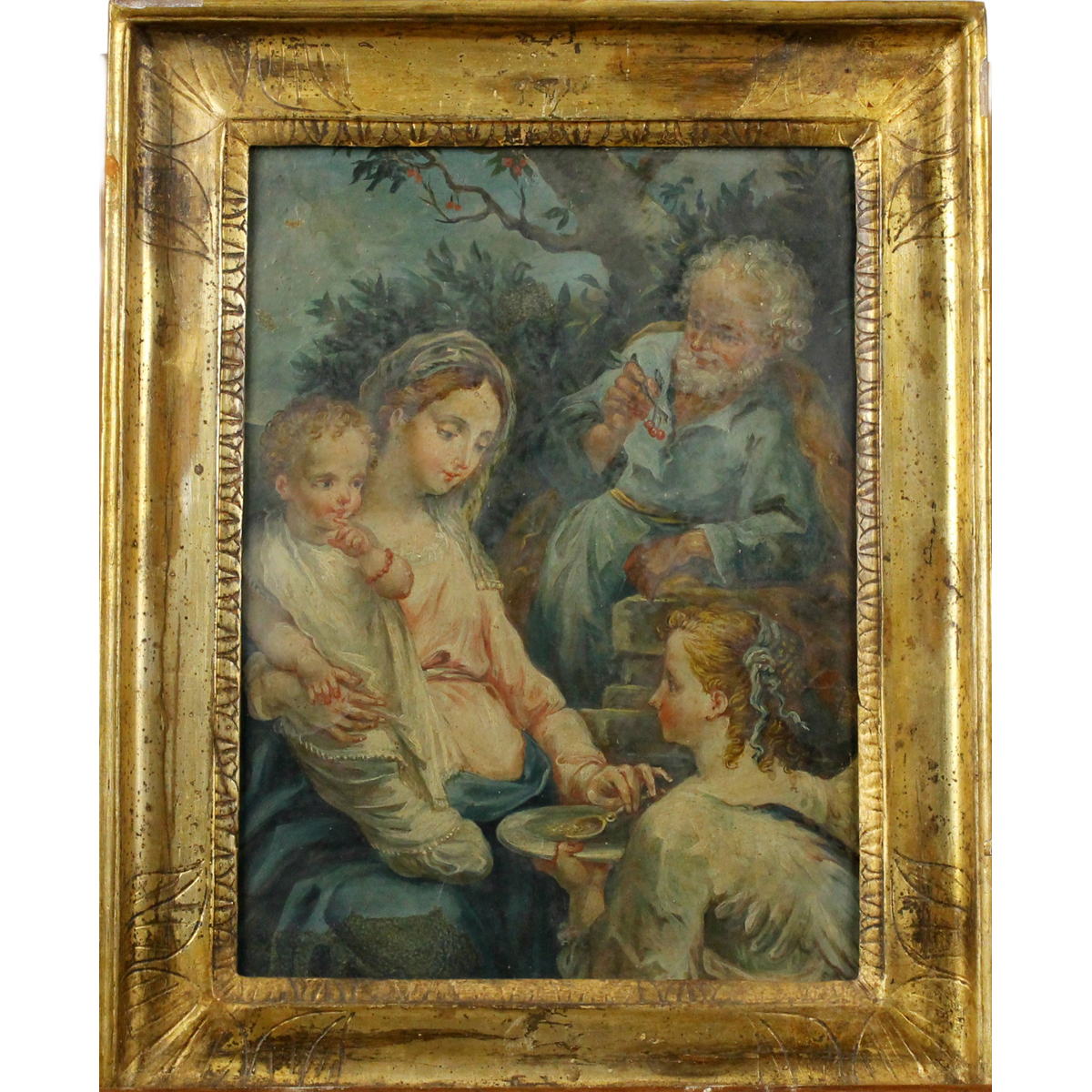 Scuola siciliana del secolo XVIII "Sacra famiglia"