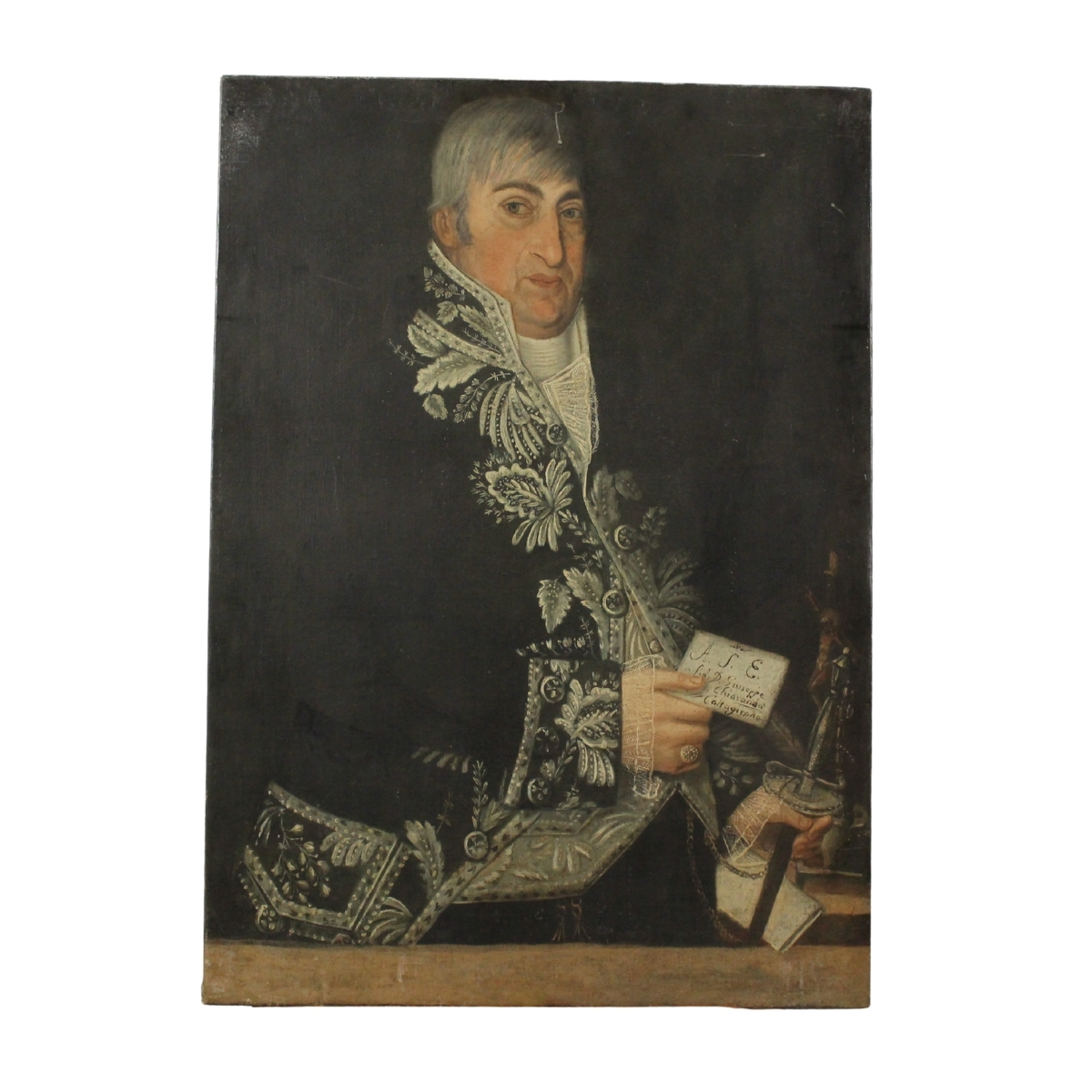 Scuola siciliana degli inizi del secolo XIX "Ritratto di Giuseppe Chiavandà"