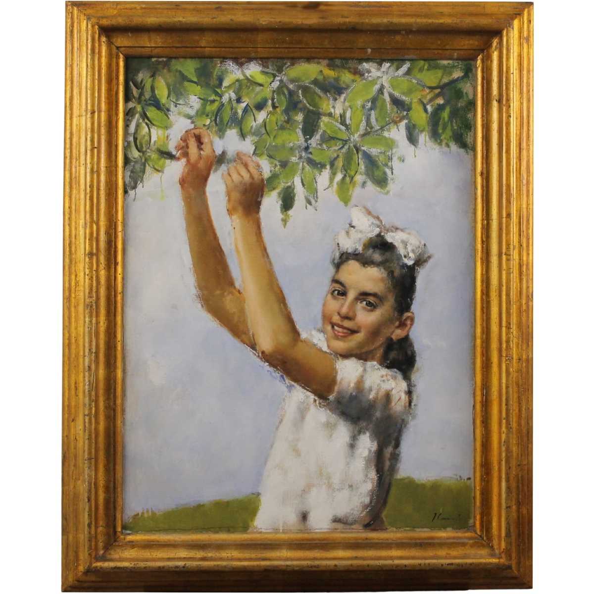 Francesco Camarda (1886/1962) "Figura di ragazza"