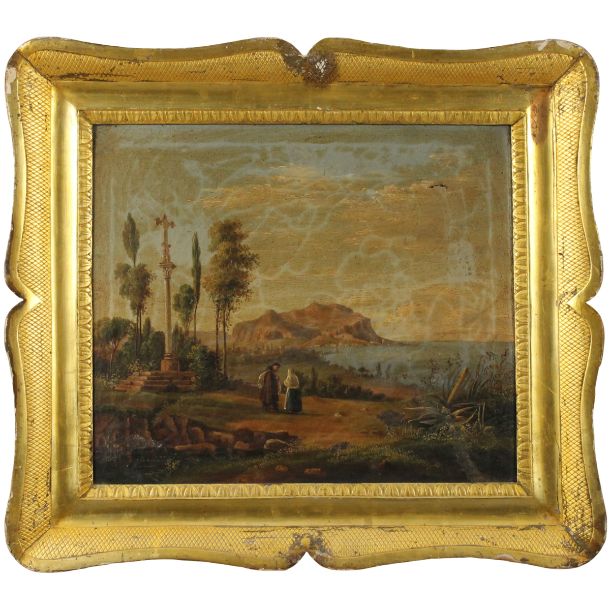 Andrea Sottile (1802/1856) (attr.) "Veduta di Palermo"