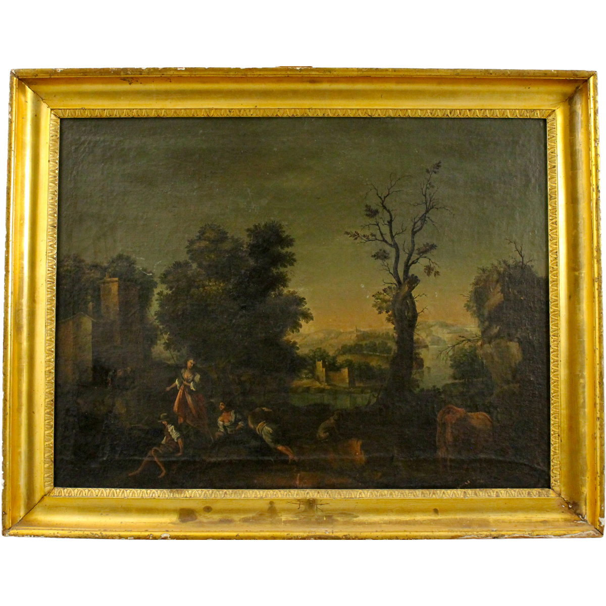 Scuola dell'Italia settentrionale della fine del secolo XVIII "Scena di vita quotidiana"