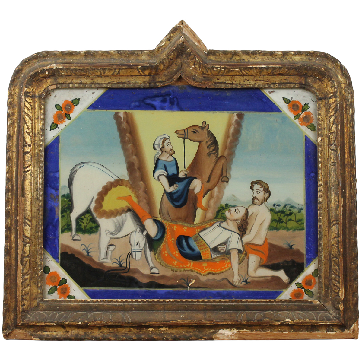 Scuola siciliana degli inizi del secolo XIX "Scena sacra"