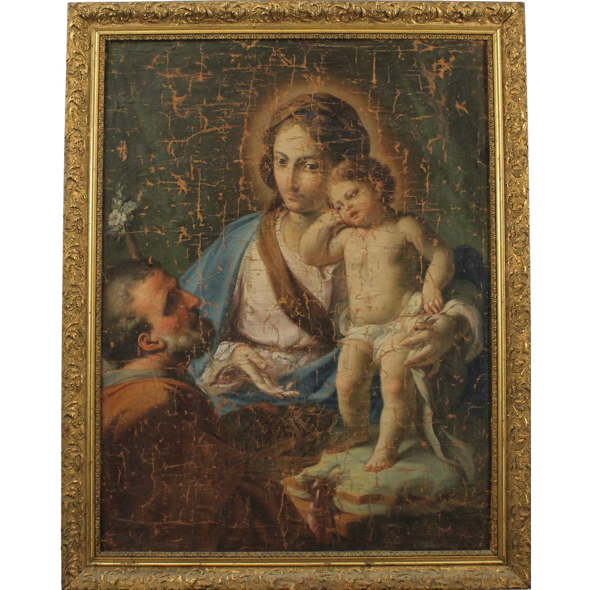 Scuola siciliana del secolo XVIII "Sacra famiglia"