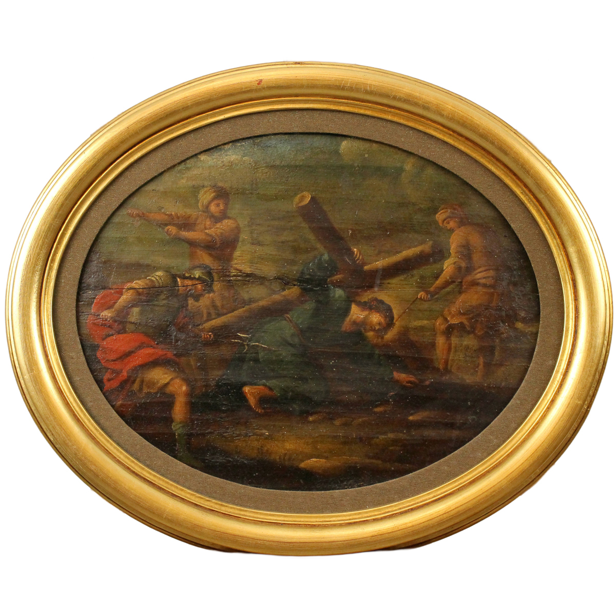 Scuola siciliana del secolo XVIII "Stazione della via Crucis"