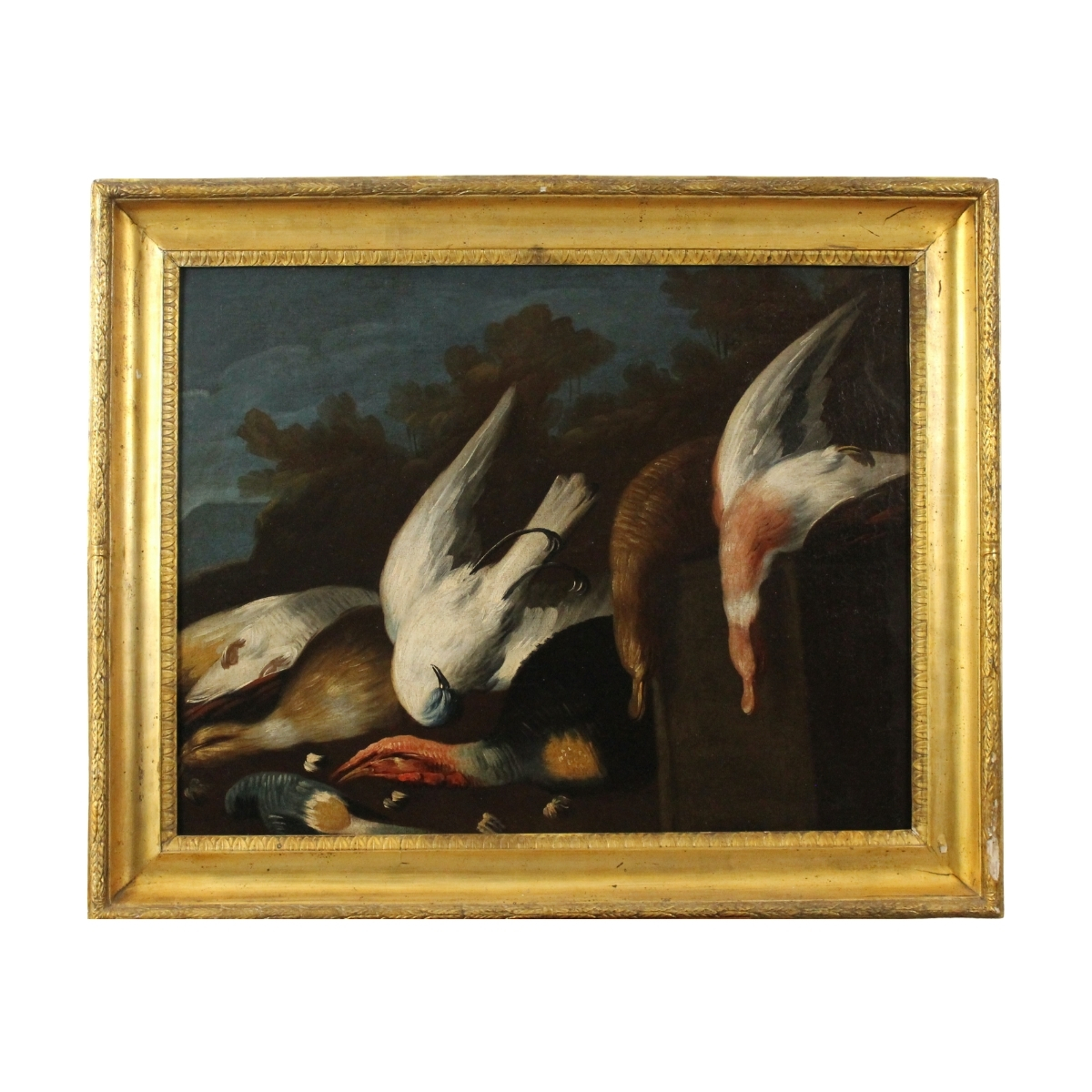 Scuola napoletana della fine del secolo XVII "Cacciagione"