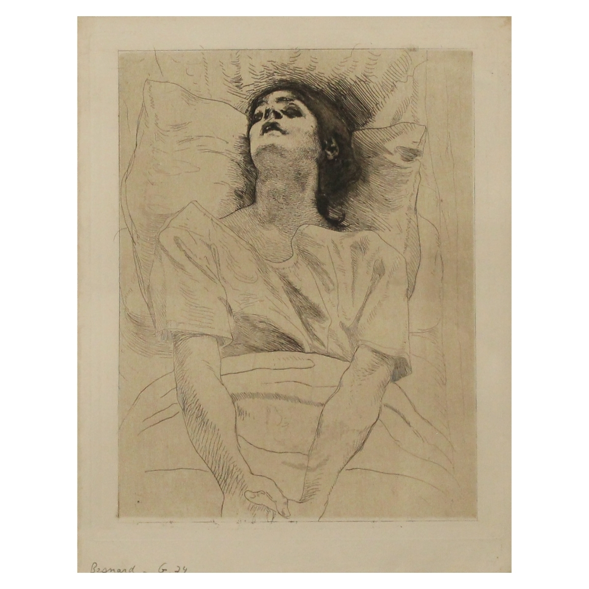 Albert Besnard (1849/1934) "La morte"