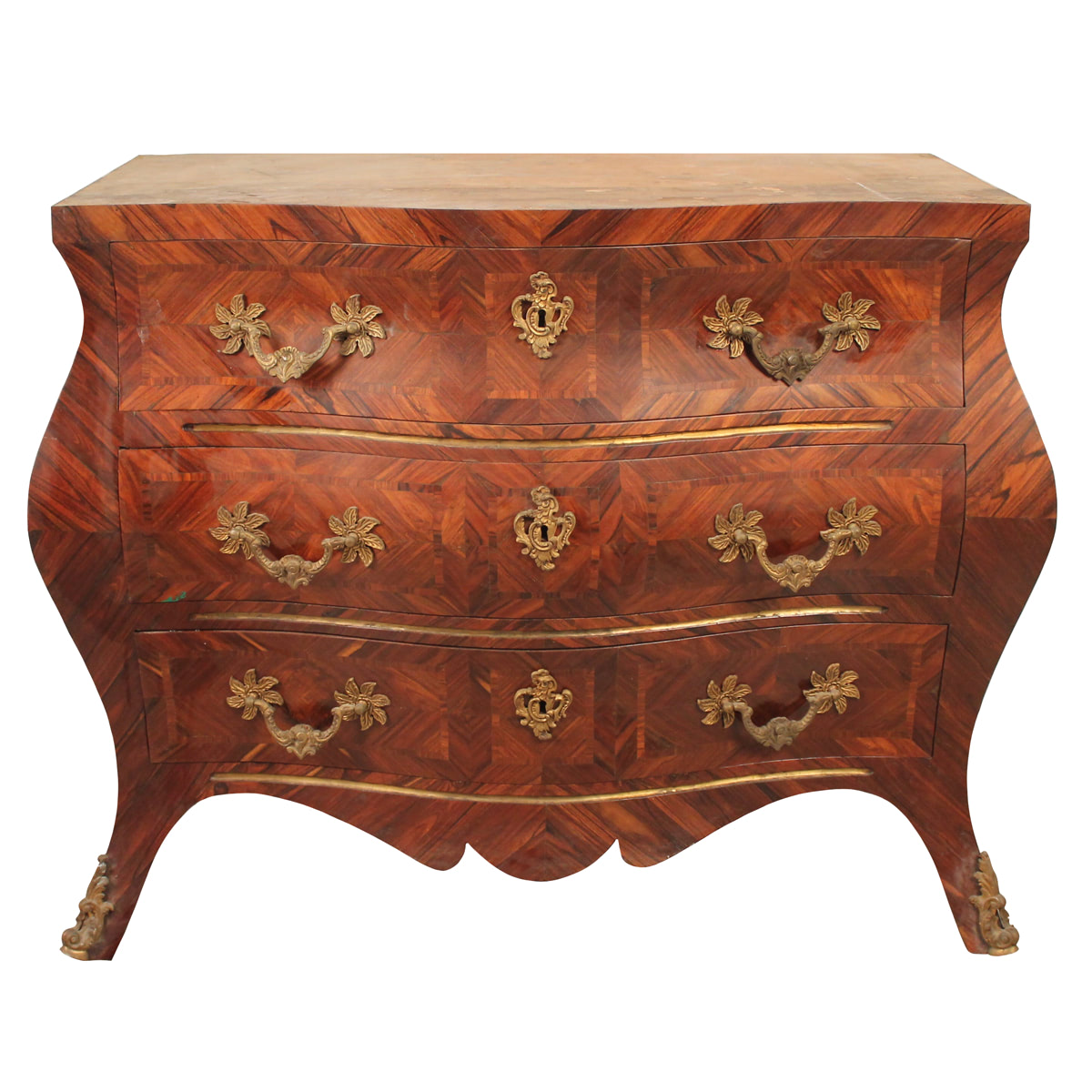 CASSETTONE A TRE CASSETTI - COMMODE WITH THREE DRAWERS