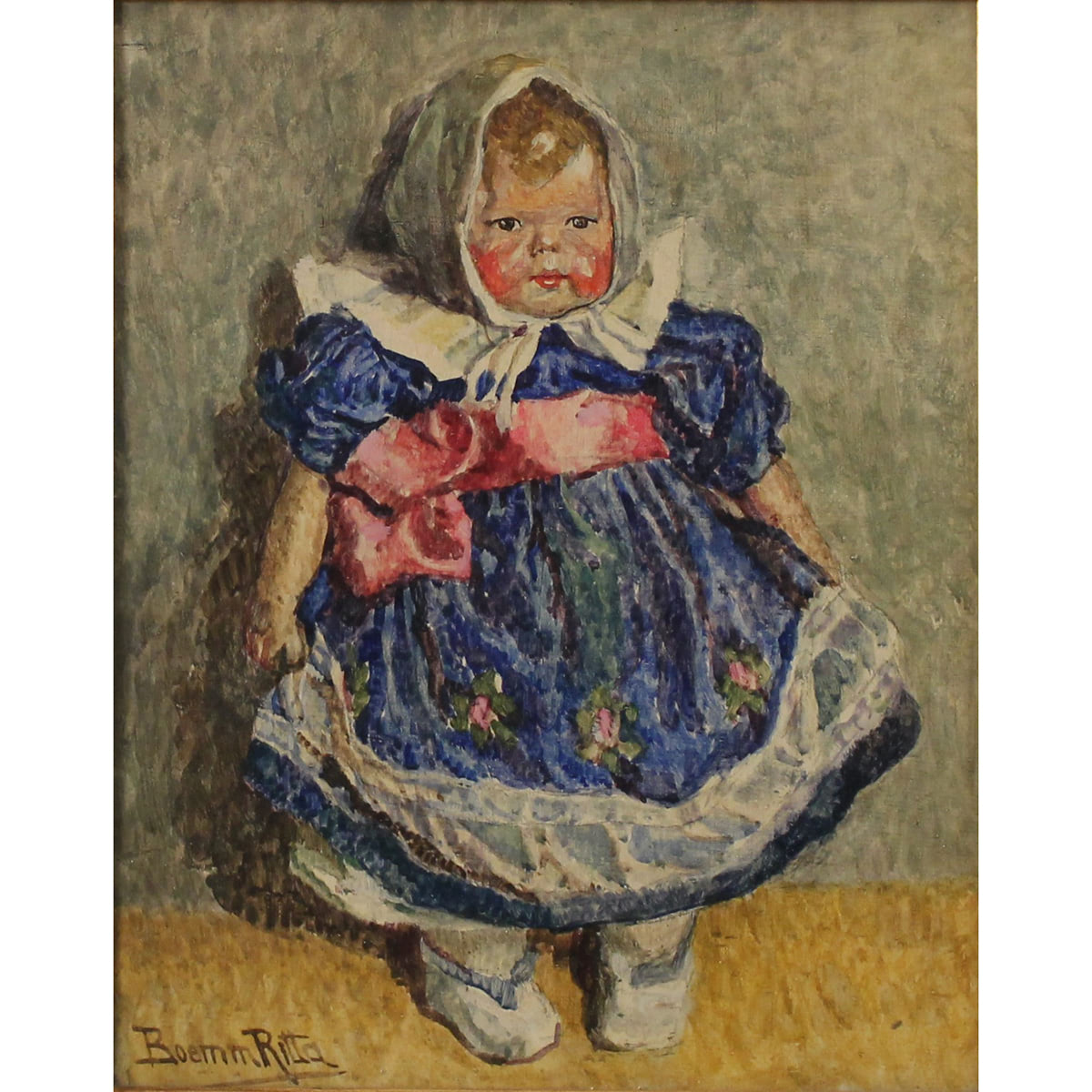 Ritta Boemm (1868/1948) "Figura di bimba" - "Figure of a girl"