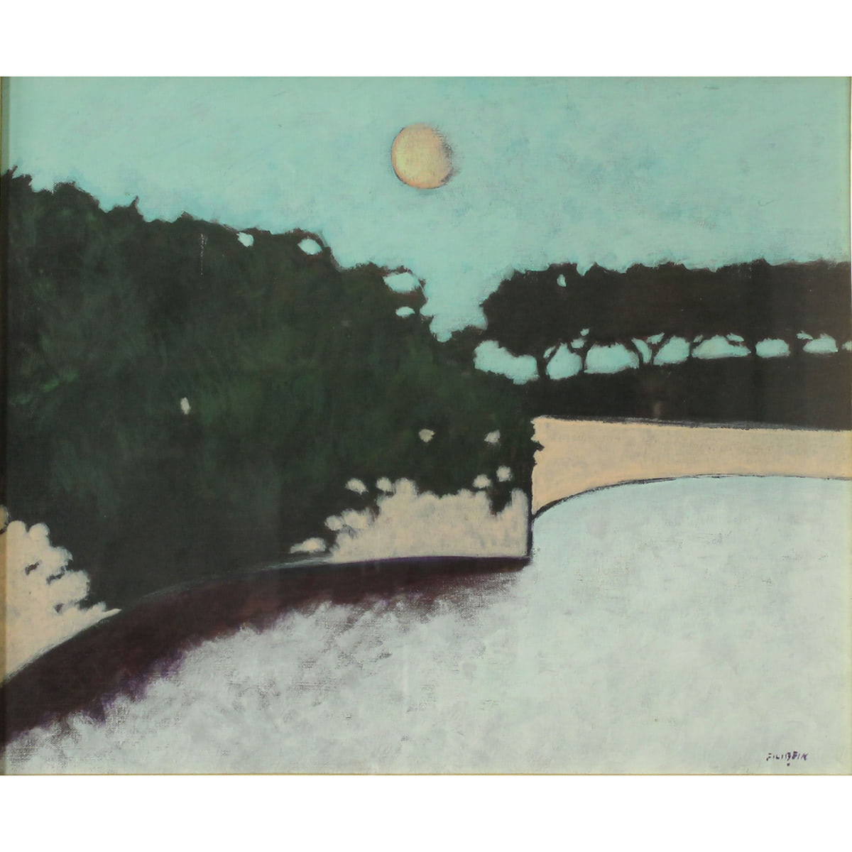 Gilberto Filibeck (1930) "Paesaggio" - "Landscape"