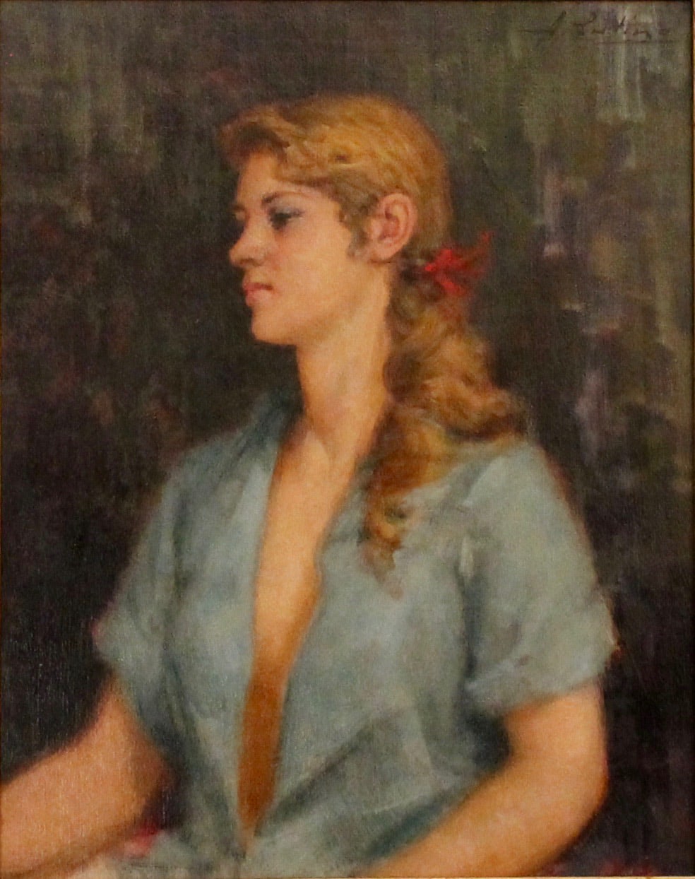 Antonio Cutino (1905/1984) "Figura di giovane ragazza" - "Figure of a young girl"