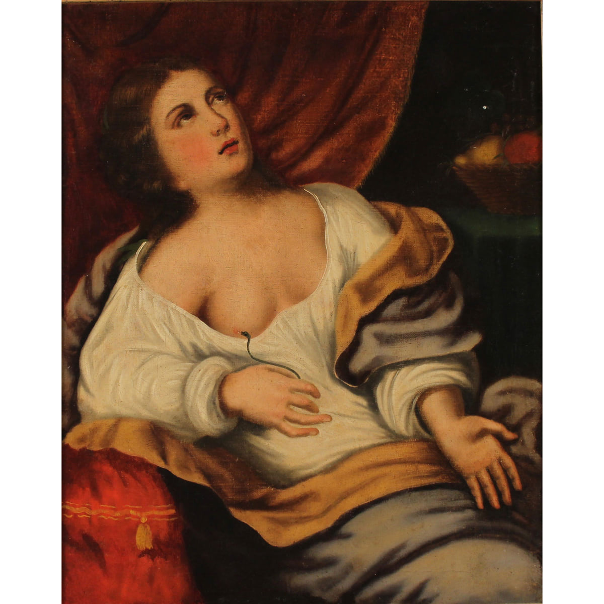 SCUOLA SICILIANA DEL SECOLO XIX "Cleopatra"-SICILIAN SCHOOL OF THE XIX CENTURY "Cleopatra"