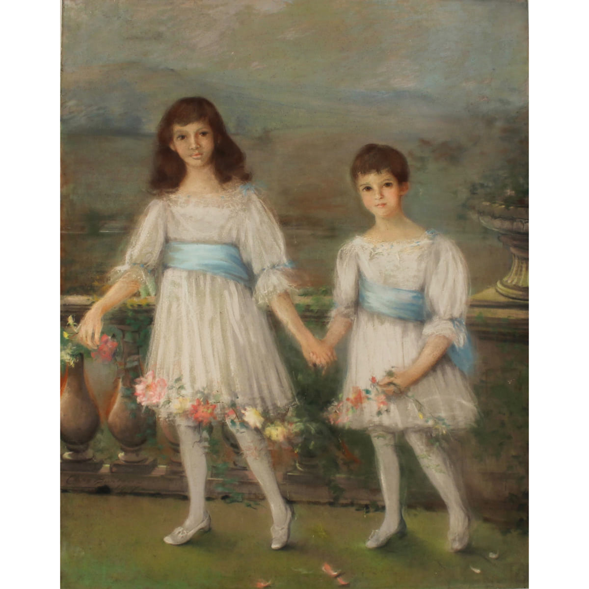 CLARE BURTON (1897/XX) "Figure di fanciulle"-"Figures of girls"