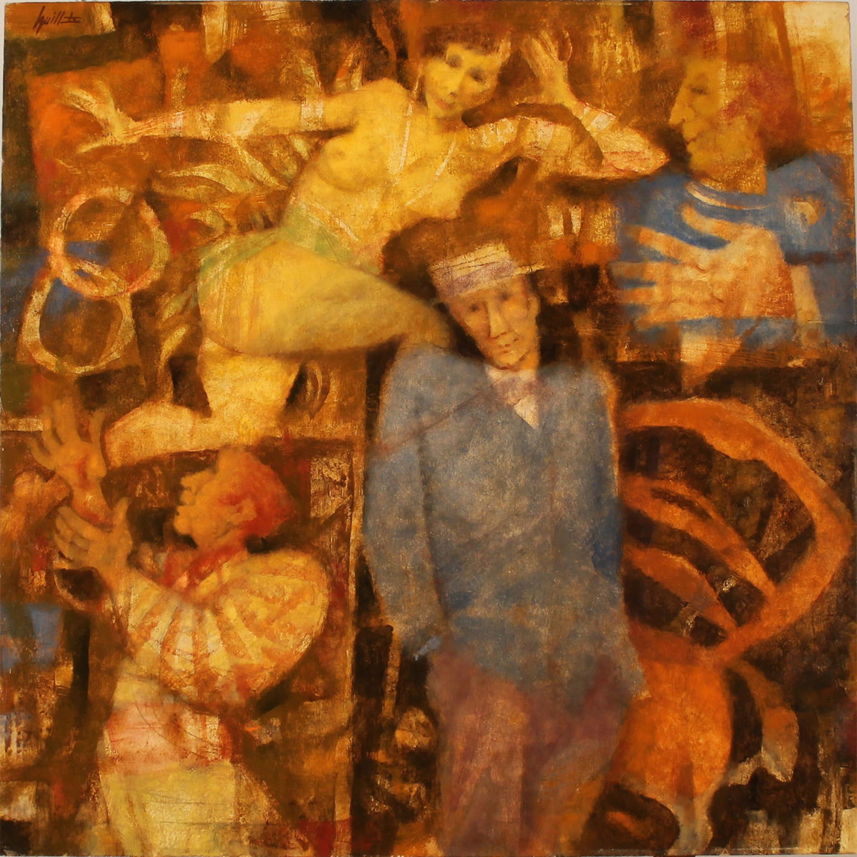 REMO SQUILLANTINI (1920/1996) "Figure"-"Figures"