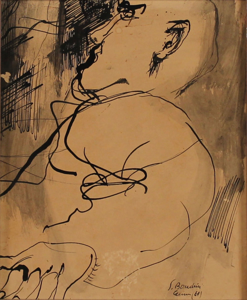 SIRIO BANDINI (1929/2009) "Profilo di uomo" - "Profile of a man"