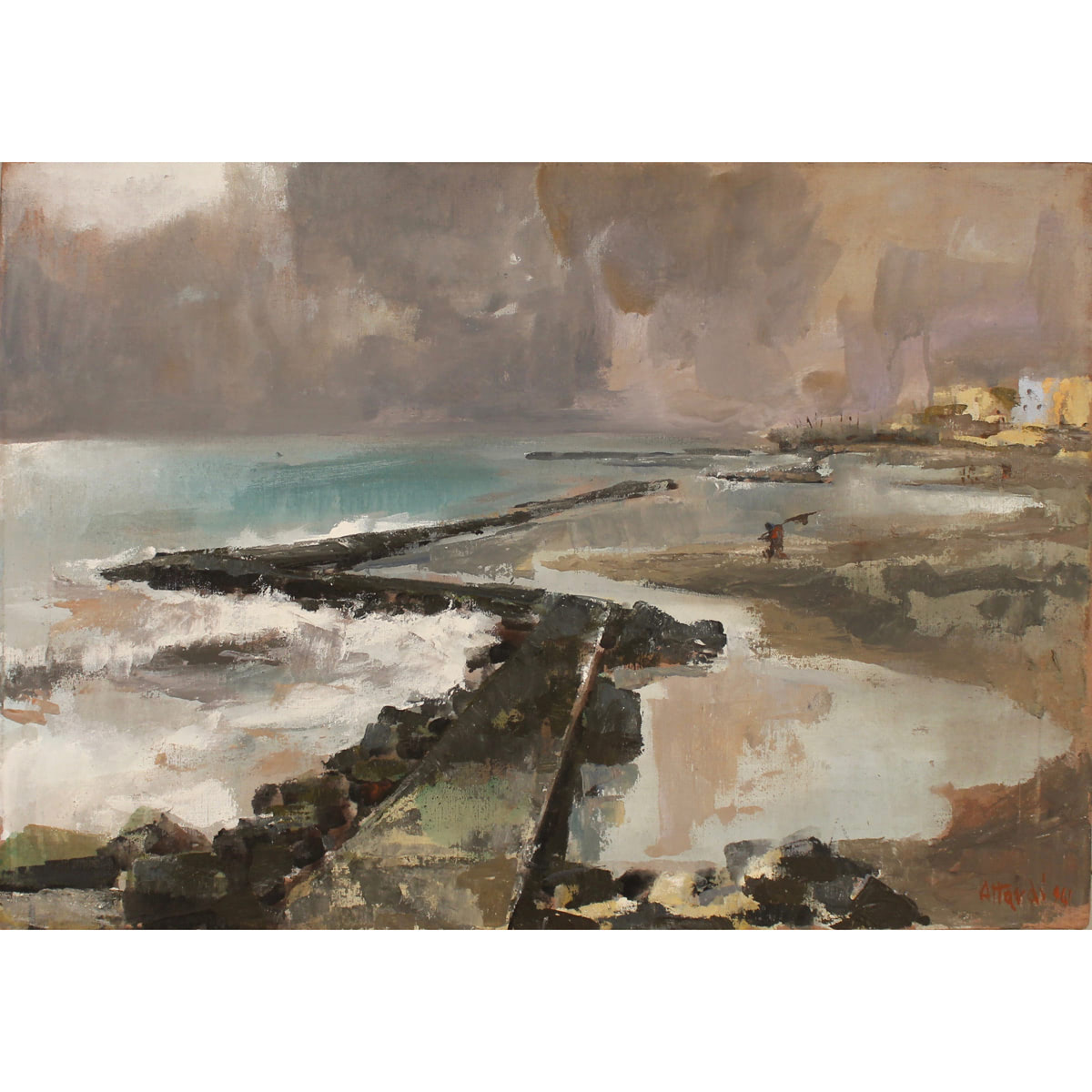 MAREGGIATA SUL MOLO - STORM ON PIER