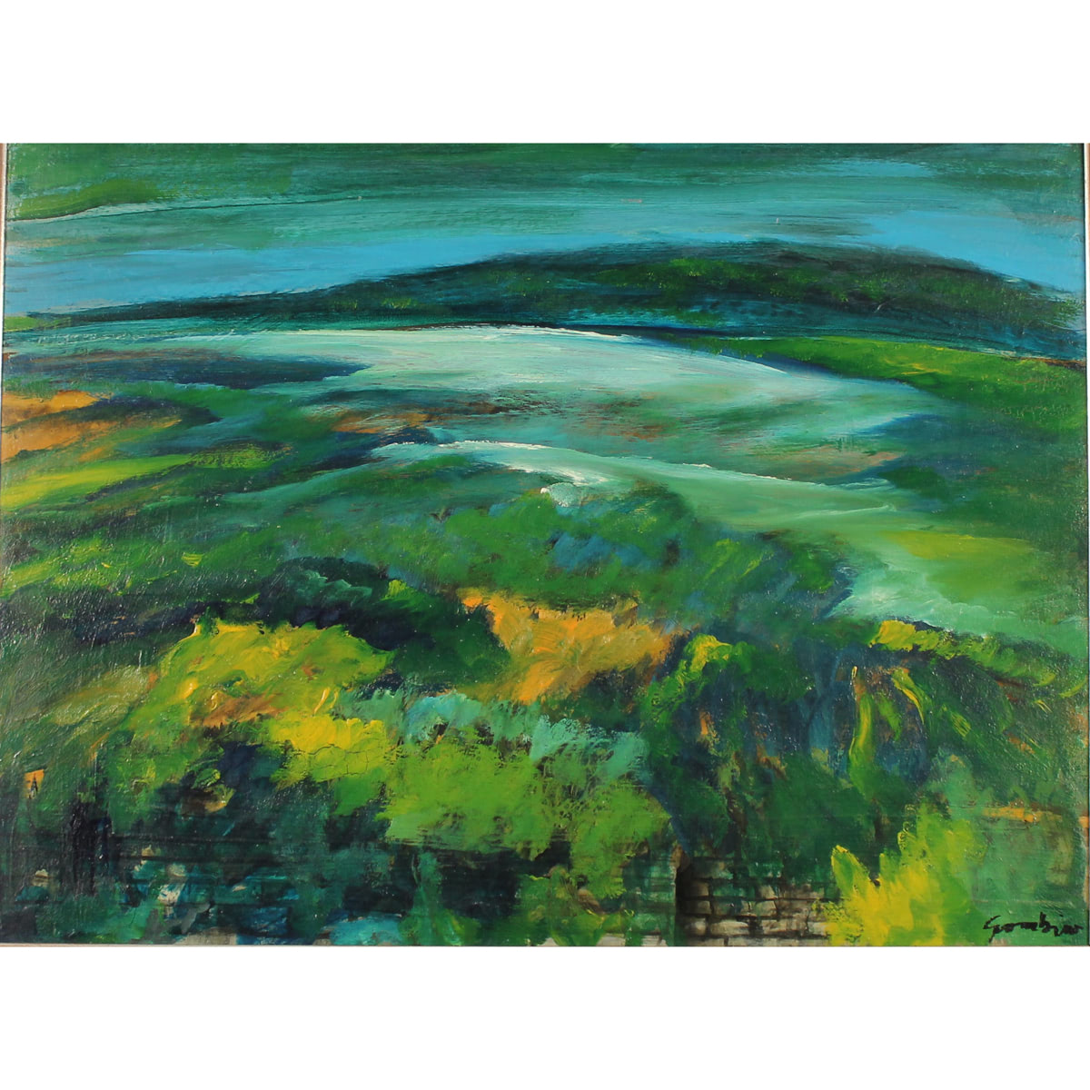Pippo Gambino (1935/2004) "Paesaggio" - "Landscape"