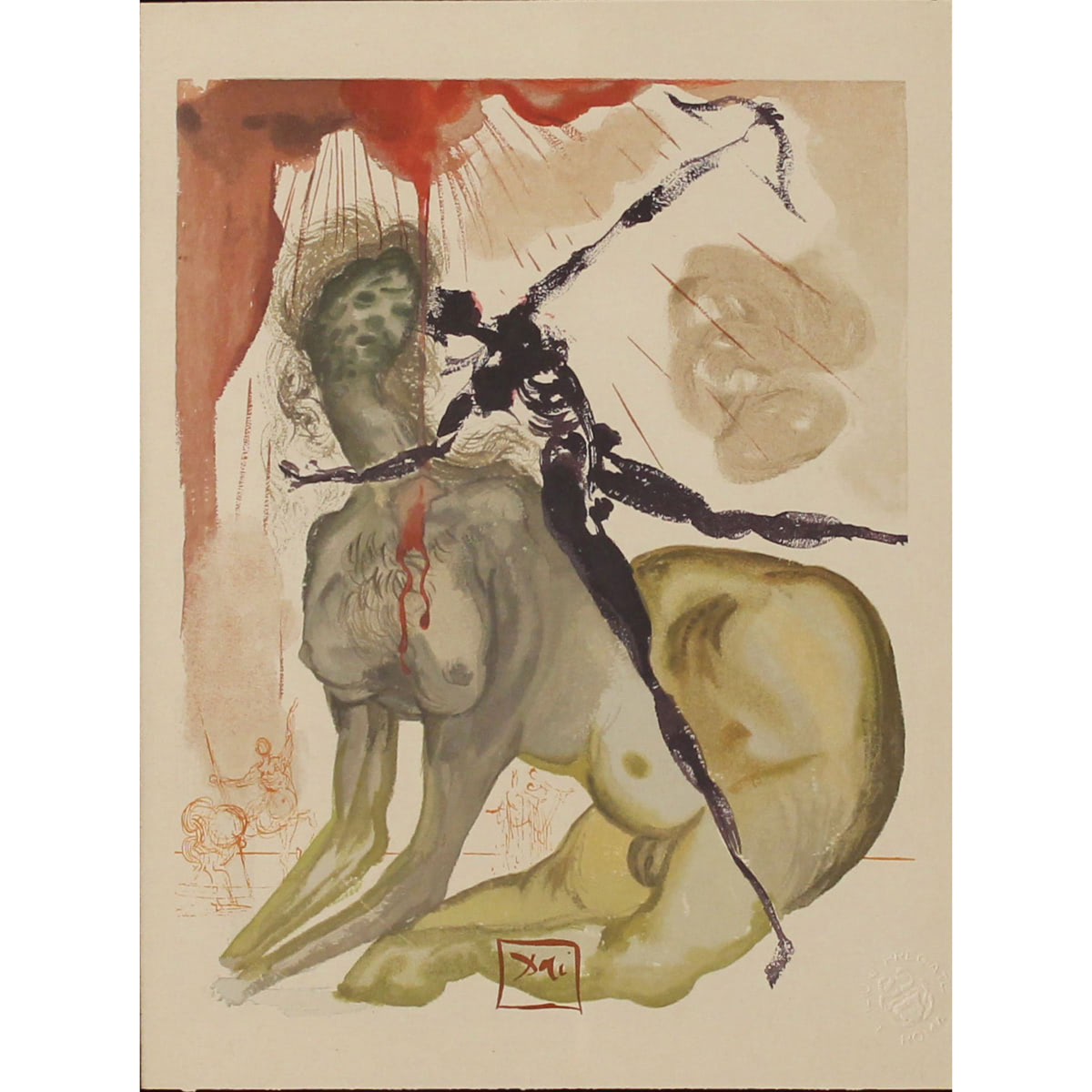 Salvador Dalì (1904/1989) "La perfezione originaria" - "The original perfection"