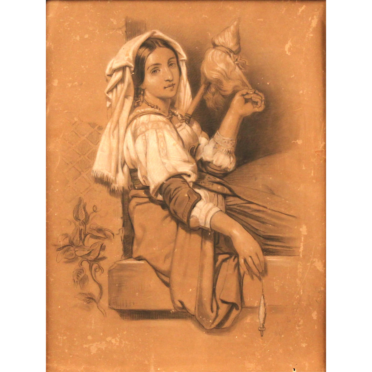 Felicetta Romano "Filatrice" - "Spinner"