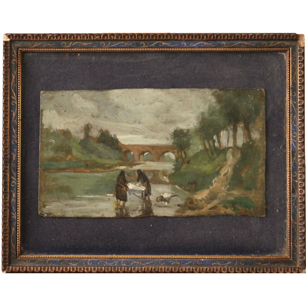 Paesaggio con figure e ponte - Landscape with Figures and Bridge