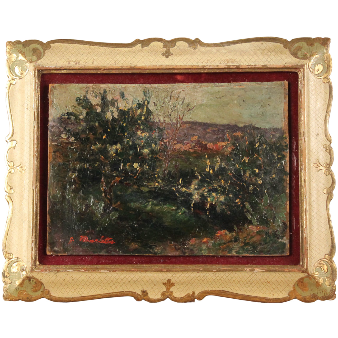 Giuseppe Marletta (1892/1985) "Pesaggio" - "Landscape"