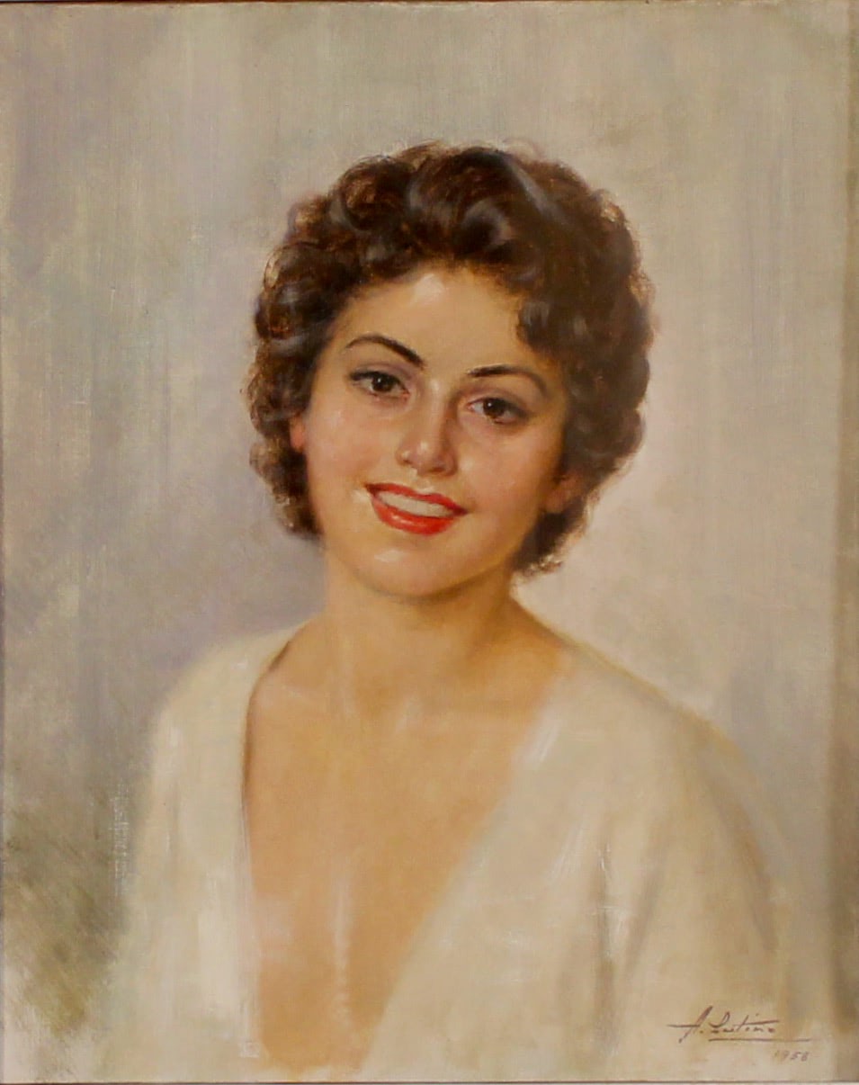 Antonio Cutino (1905/1984) "Sorriso" - "Smile"