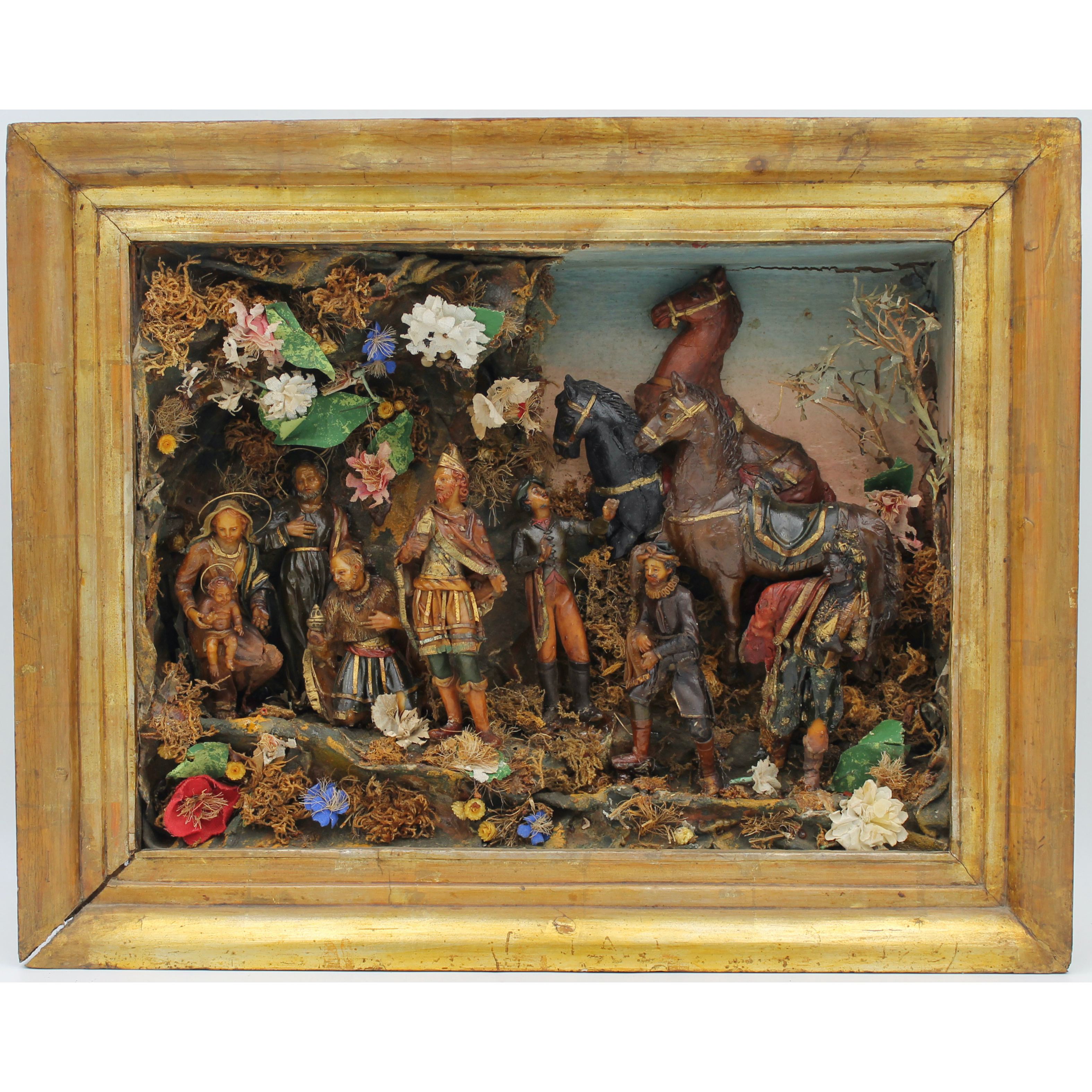 Artista siciliano del secolo XVIII "Adorazione dei Magi"