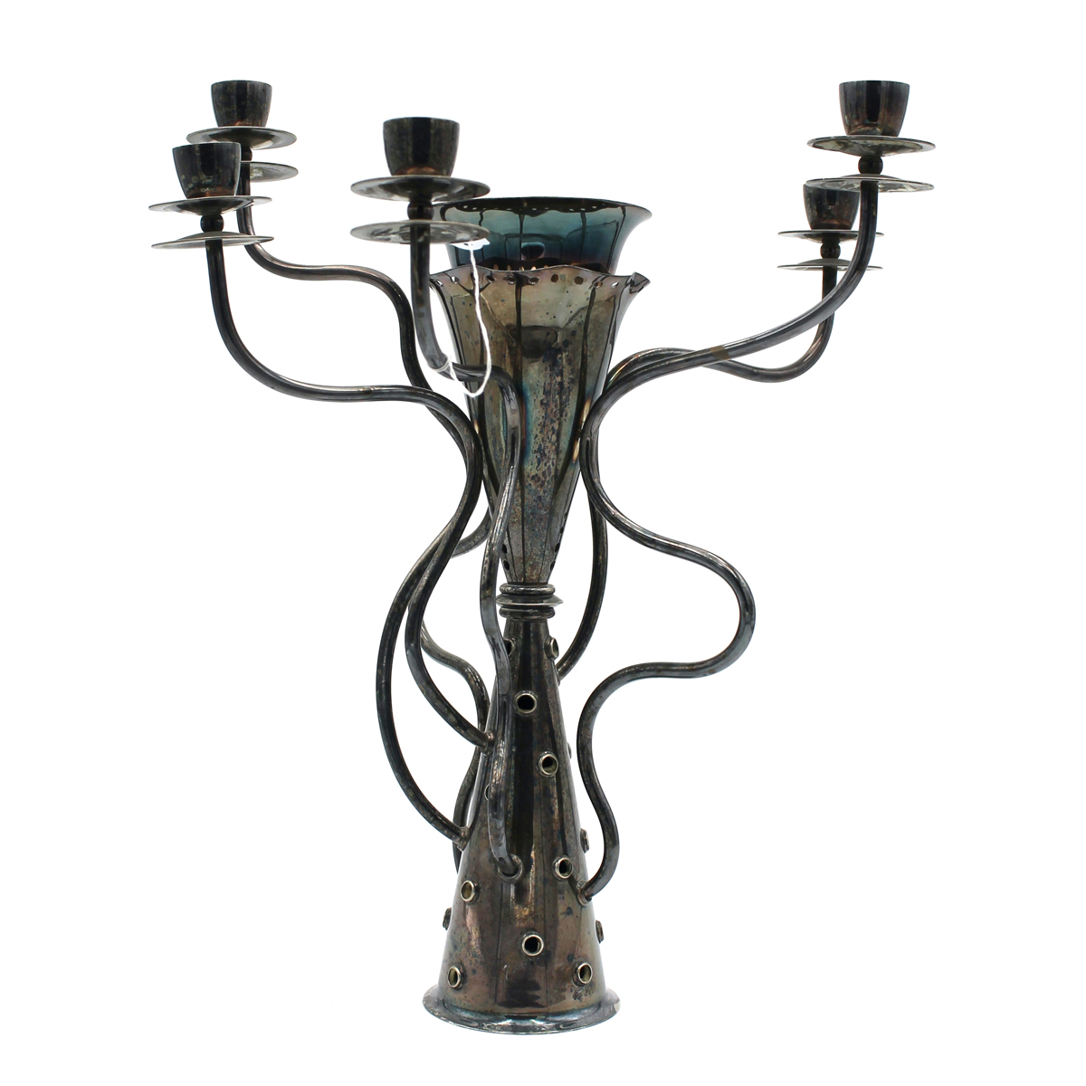 Candelabro edera a cinque luci